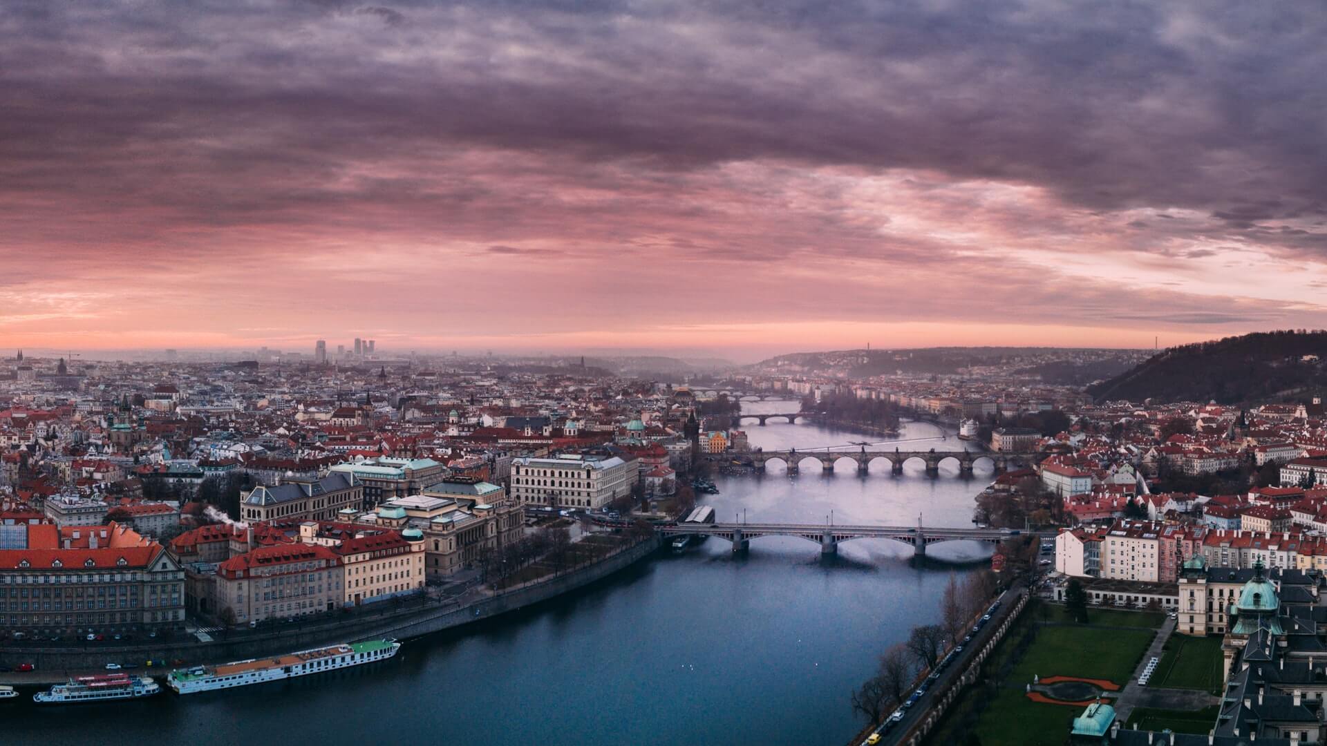 view on the prague