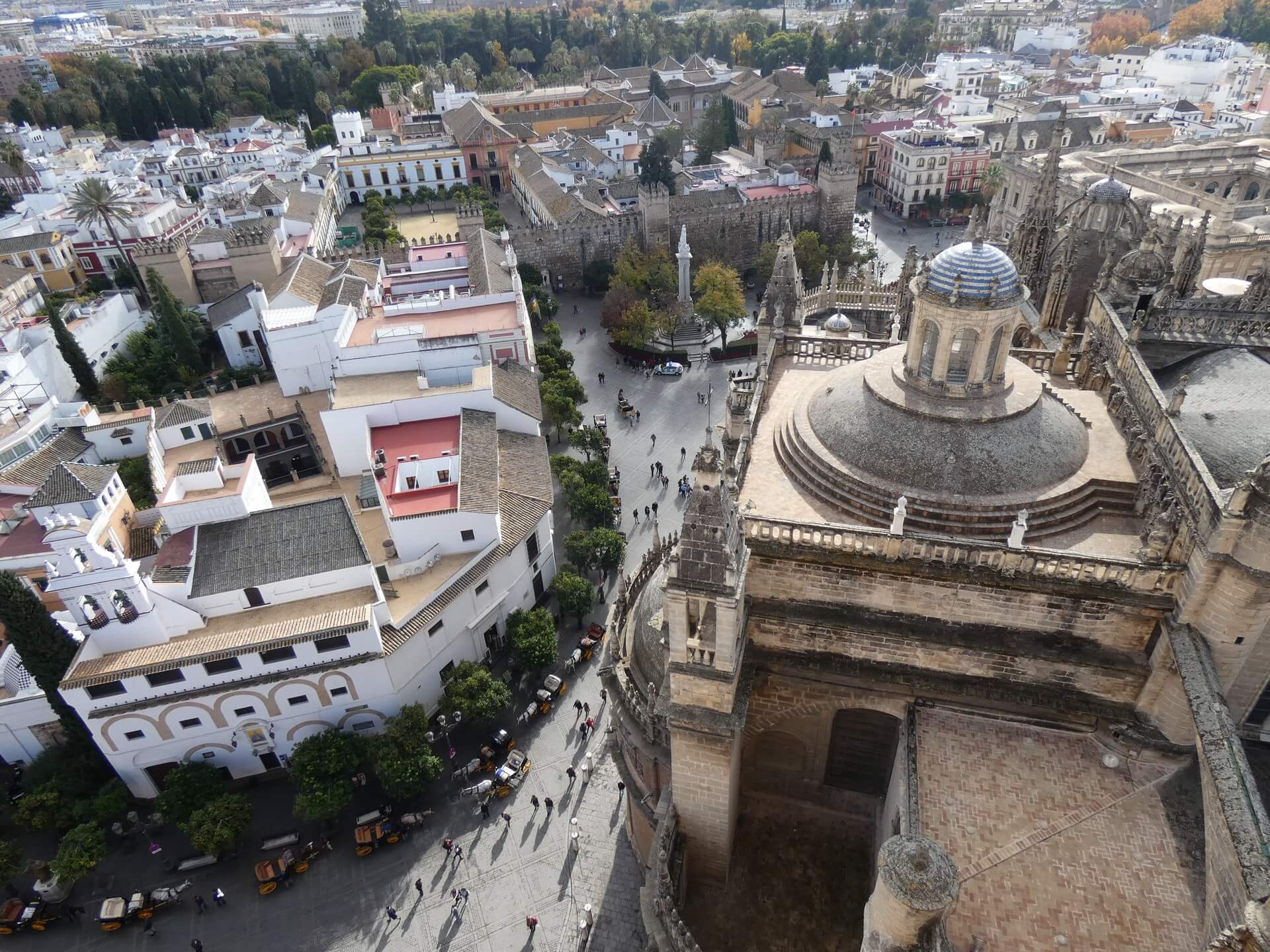 Seville Travel Guide: How to Make the Most of Your Trip 9 View of Seville streets from the top of the cathedral