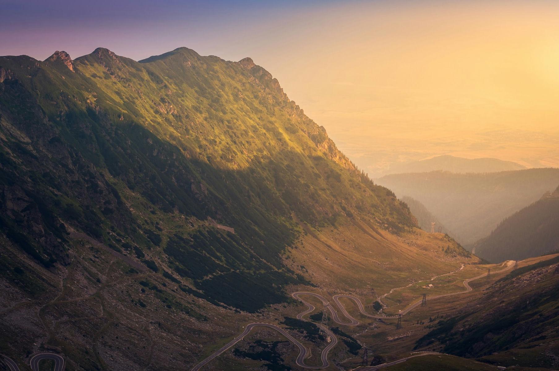 Transfagarasan Highway , Fagaras Mountains Transfagarasan Highway , Fagaras Mountains