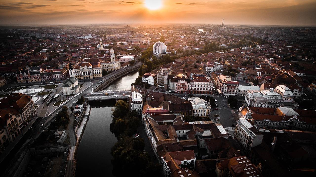 romania, oradea city, center